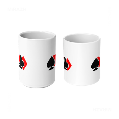 AllSuitsInline Ceramic Mug 09 White