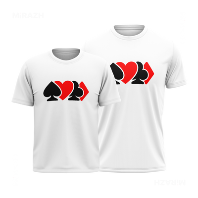 AllSuitsInline Couple T Shirt 01 White