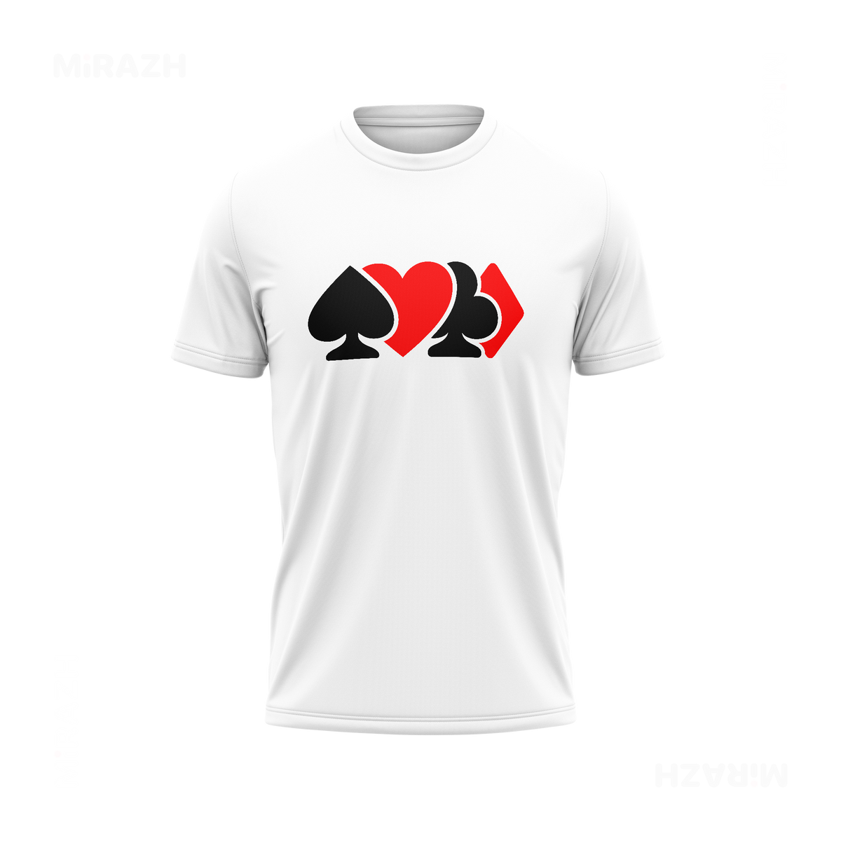 AllSuitsInline Couple T Shirt 04 White