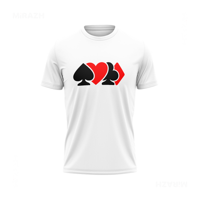AllSuitsInline Couple T Shirt 04 White