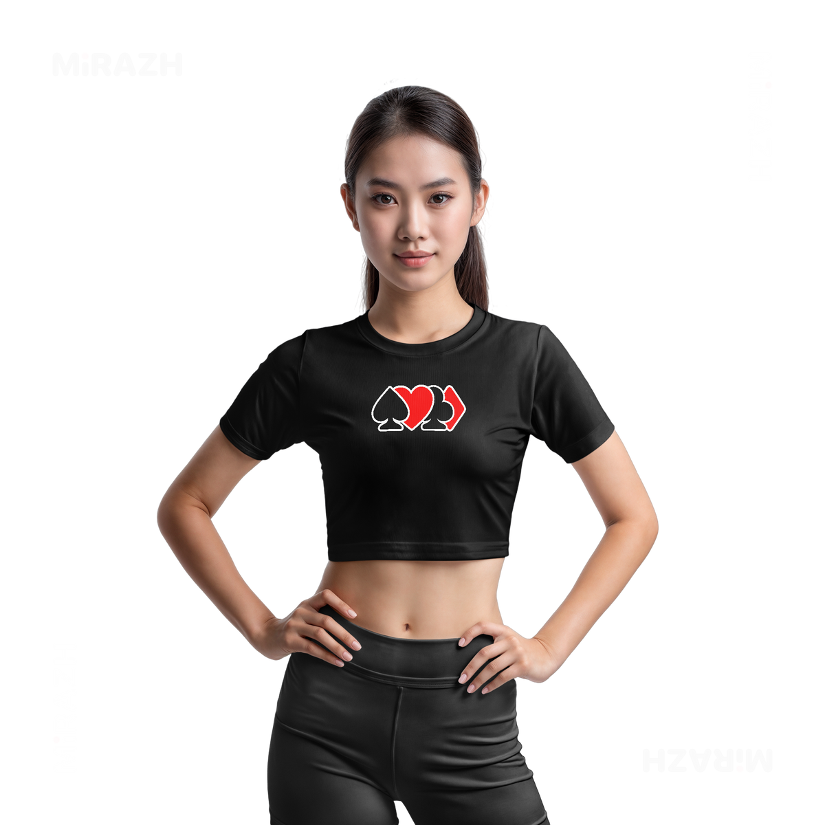 AllSuitsInline Fitted Crop Top 03 Black