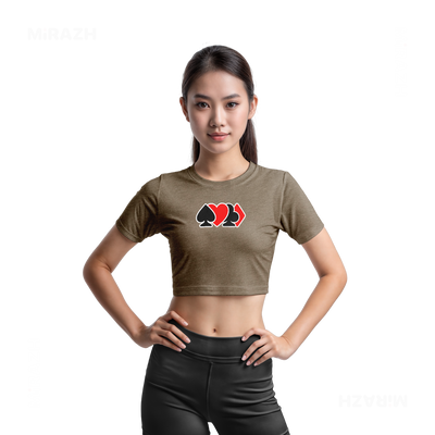 AllSuitsInline Fitted Crop Top 03 Heather Olive