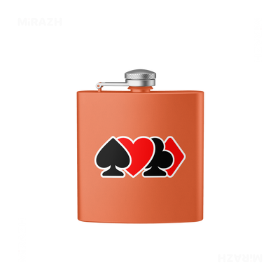 AllSuitsInline Hip Flasks 01 Orange