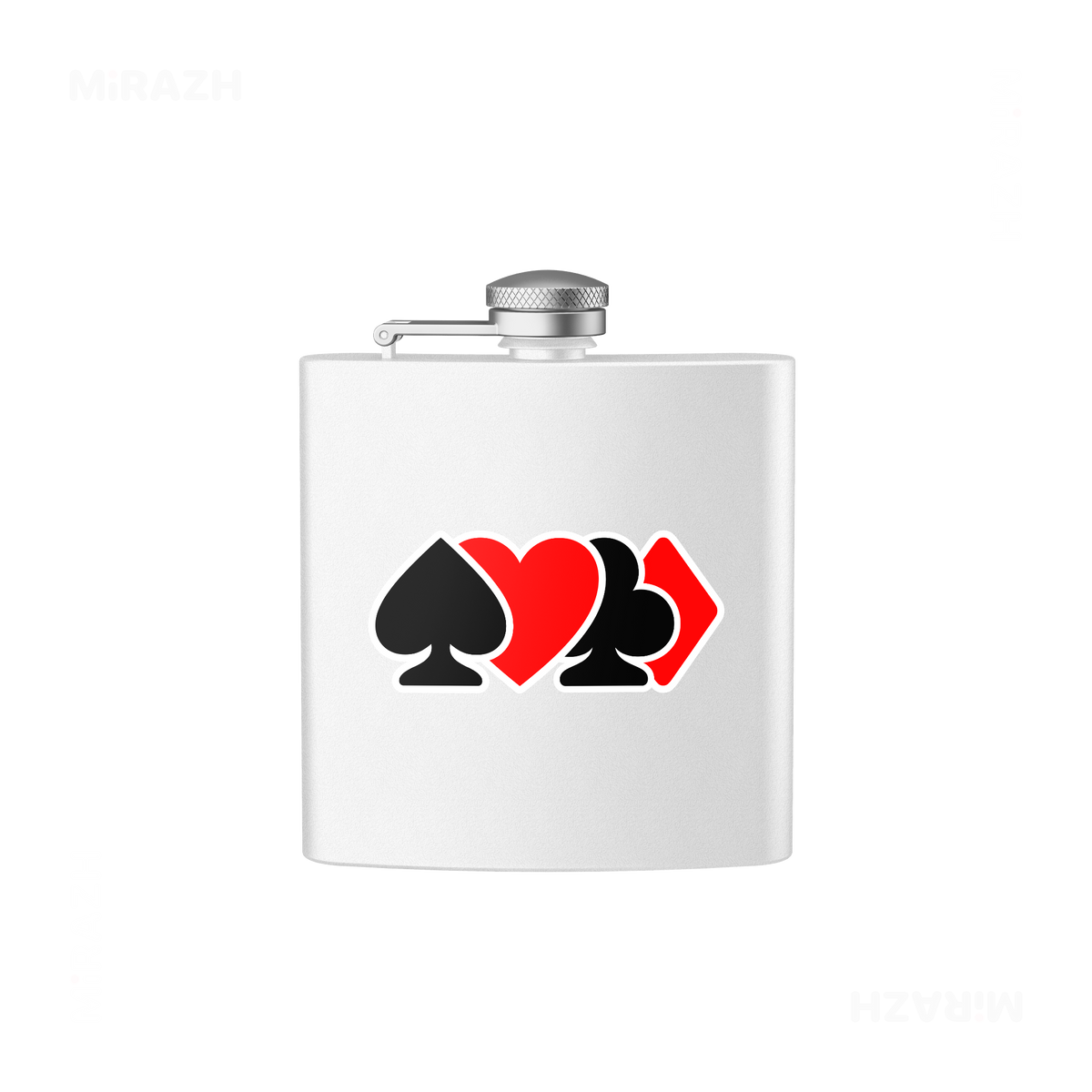 AllSuitsInline Hip Flasks 01 White