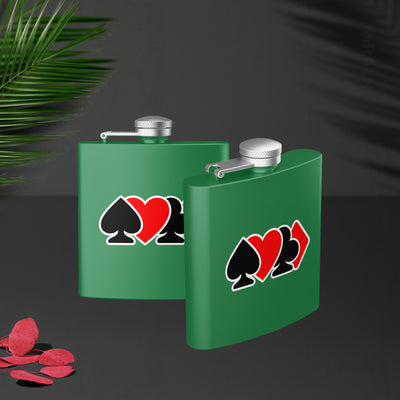 AllSuitsInline Hip Flasks 02 Green