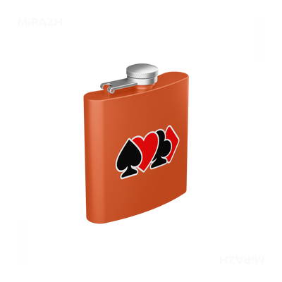 AllSuitsInline Hip Flasks 03 Orange