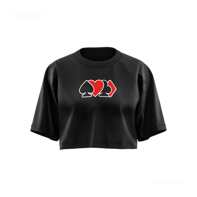 AllSuitsInline Over Sized Crop Top 01 Black