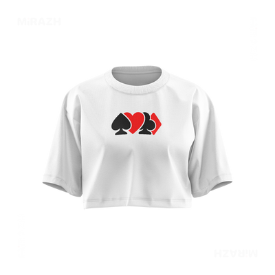 AllSuitsInline Over Sized Crop Top 01 White
