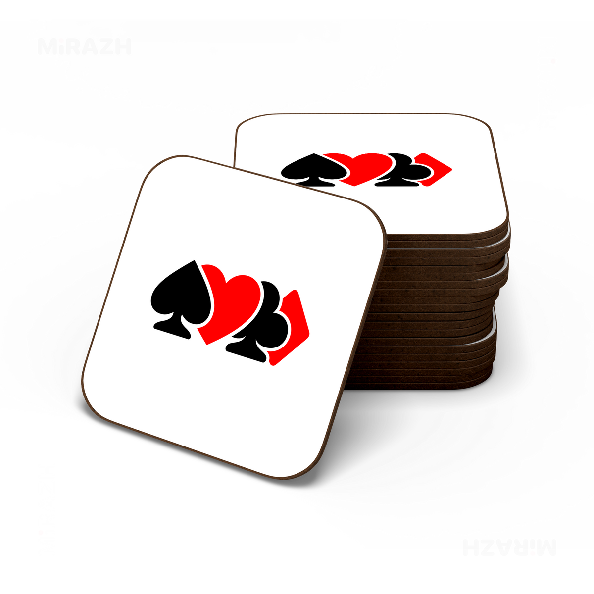 AllSuitsInline Semi Glossy Coaster 06