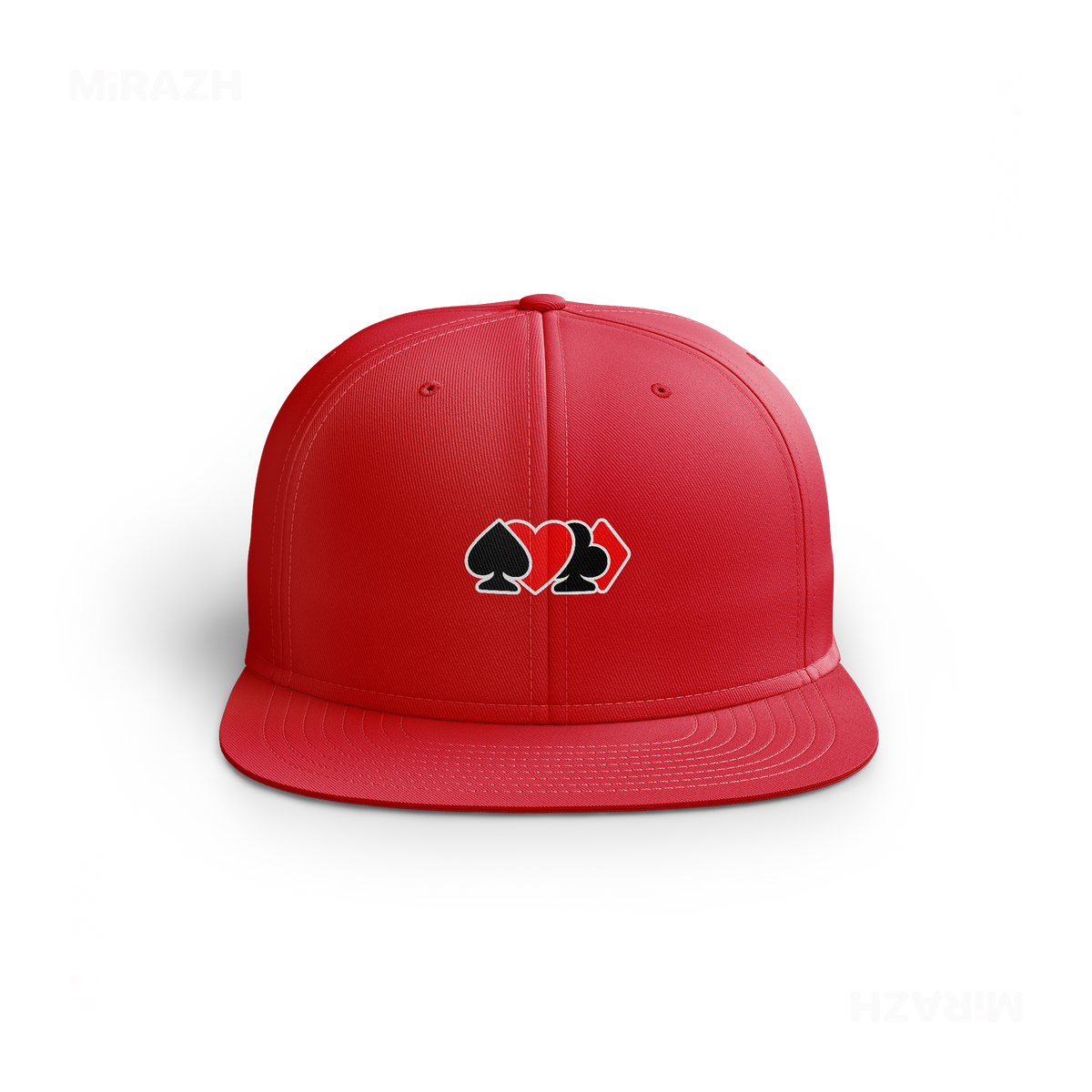 AllSuitsInline Snapback Caps 01 Red DTF