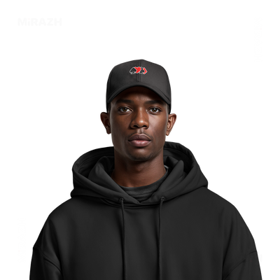 AllSuitsInline Snapback Caps 06 Black DTF