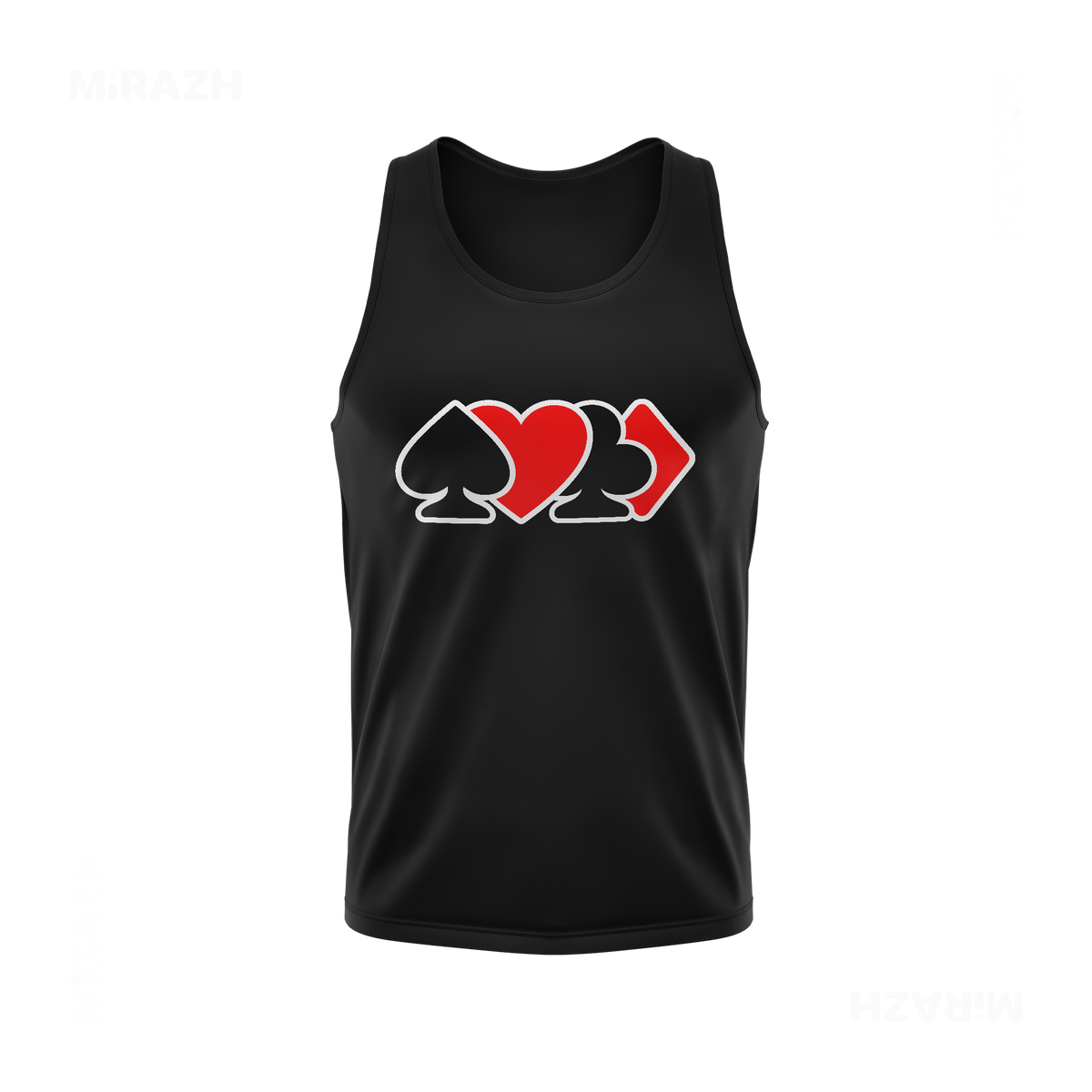 AllSuitsInline Tank Tops 01 Black