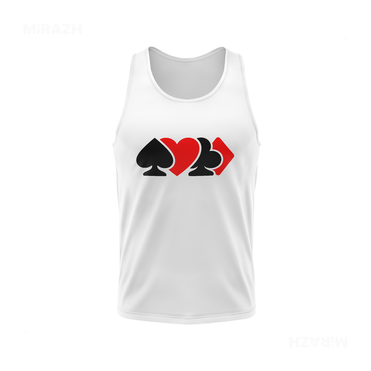 AllSuitsInline Tank Tops 01 White