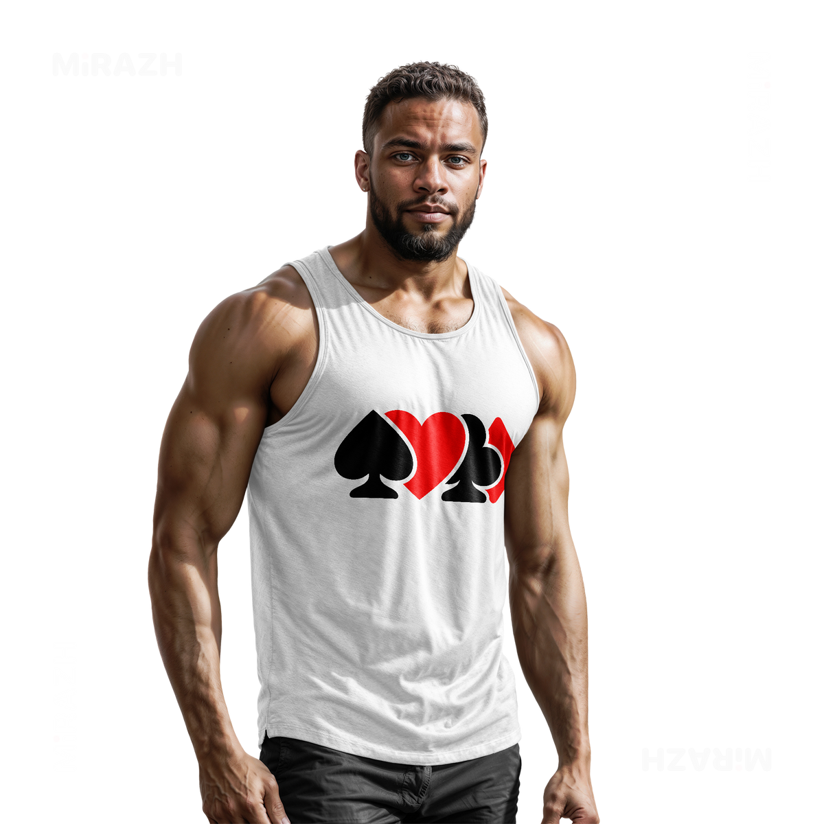 AllSuitsInline Tank Tops 02 White