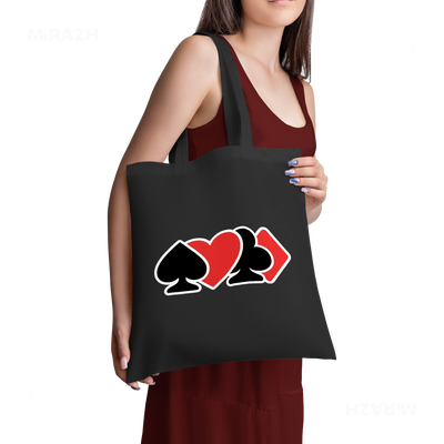 AllSuitsInline Tote Bags 02 Black