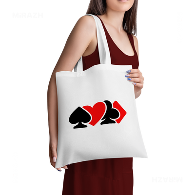 AllSuitsInline Tote Bags 02 White