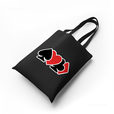 AllSuitsInline Tote Bags 04 Black