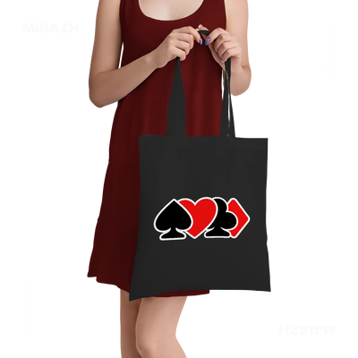 AllSuitsInline Tote Bags 05 Black