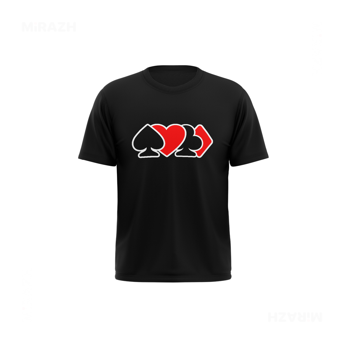 AllSuitsInline Youth T Shirt 01 Black