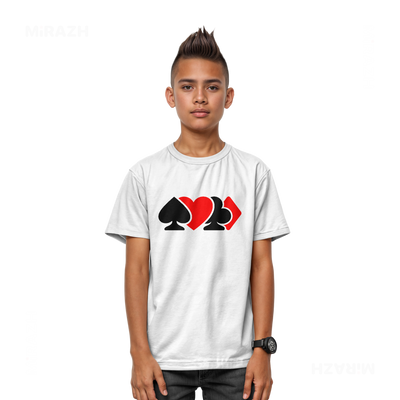 AllSuitsInline Youth T Shirt 03 White