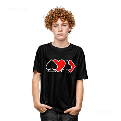 AllSuitsInline Youth T Shirt 05 Black