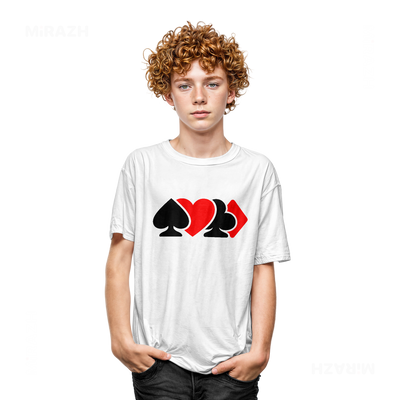 AllSuitsInline Youth T Shirt 05 White