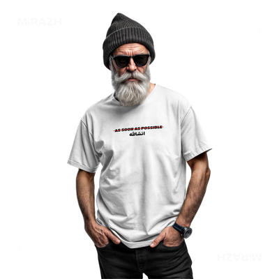 AsSoonAsInshallah Adult T Shirt 06 White