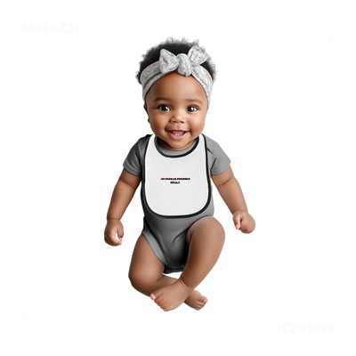 AsSoonAsInshallah Baby Bibs 04 White Black