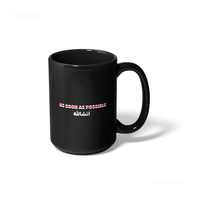 AsSoonAsInshallah Ceramic Mug 01 Black