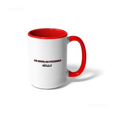 AsSoonAsInshallah Ceramic Mug 01 White Red