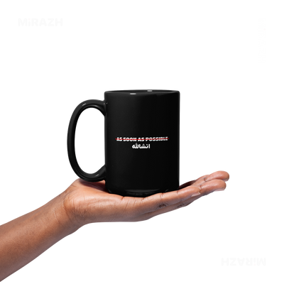 AsSoonAsInshallah Ceramic Mug 03 Black
