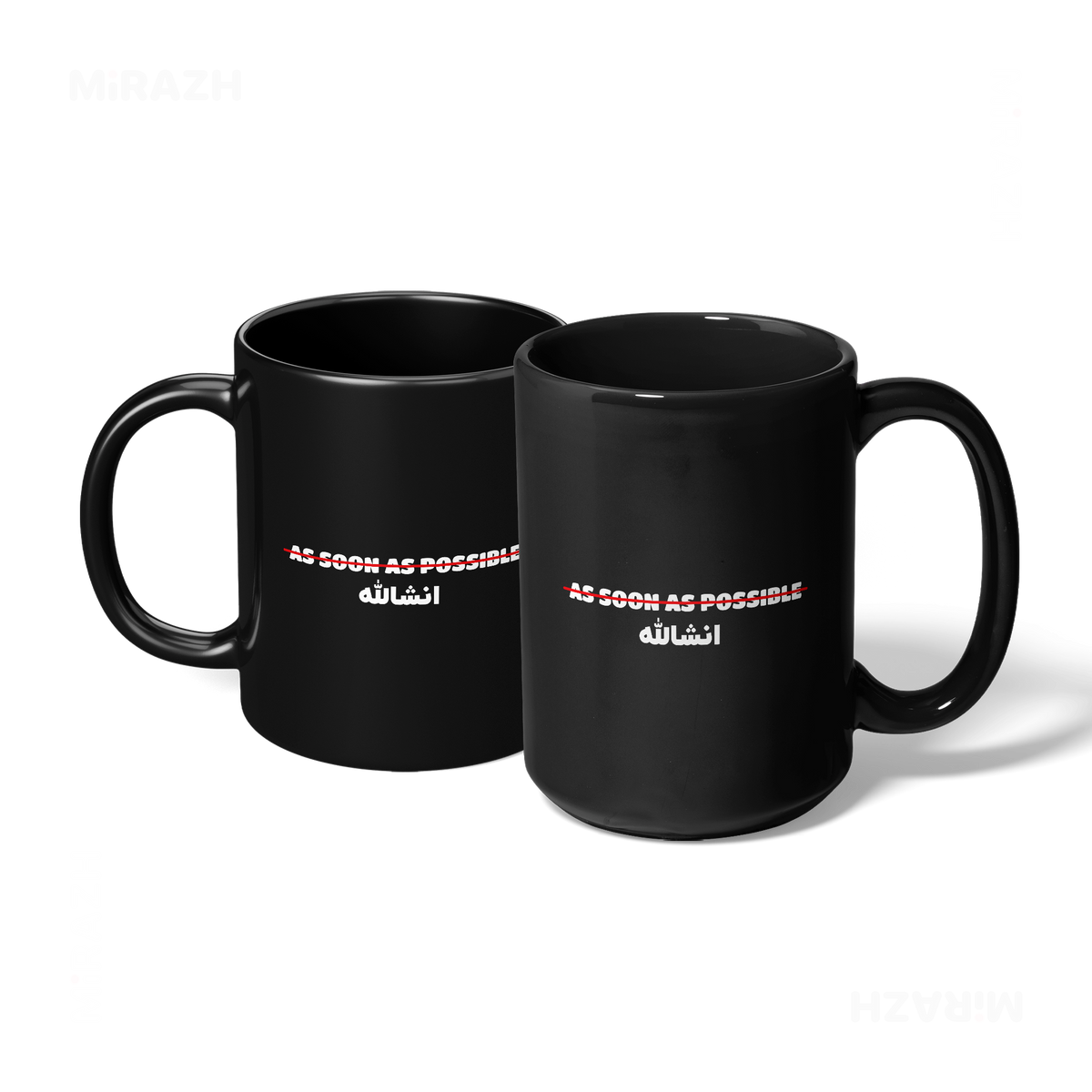 AsSoonAsInshallah Ceramic Mug 07 Black