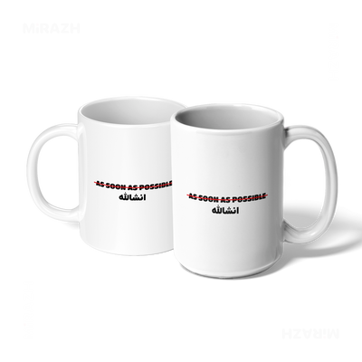 AsSoonAsInshallah Ceramic Mug 07 White
