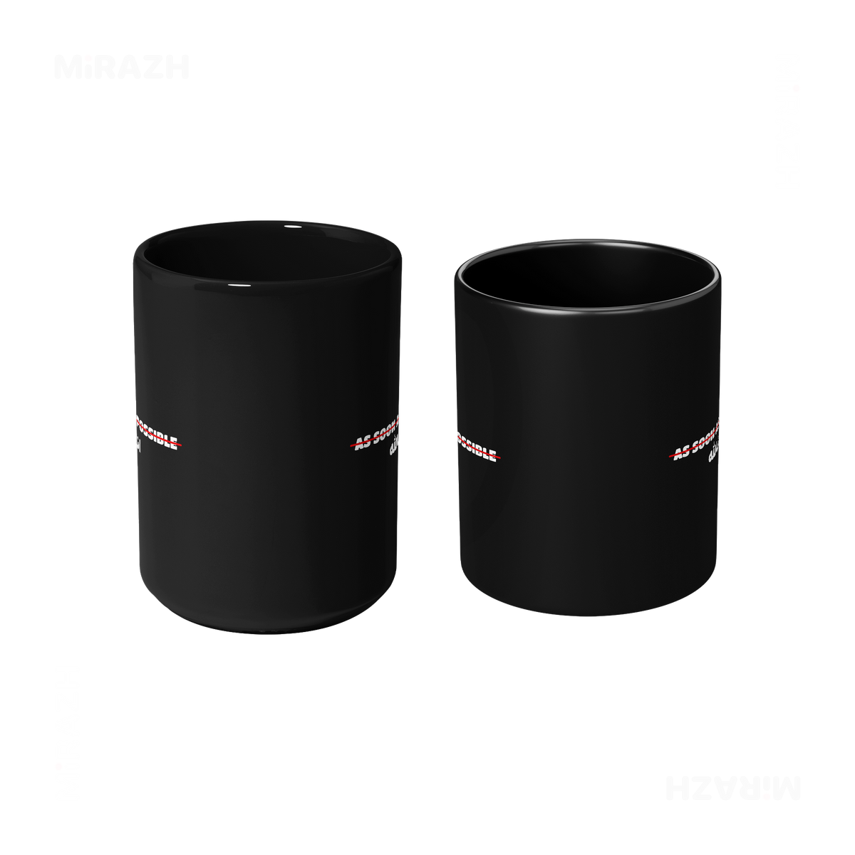 AsSoonAsInshallah Ceramic Mug 09 Black