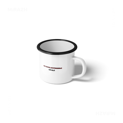 AsSoonAsInshallah Enamel Camping Mug 01