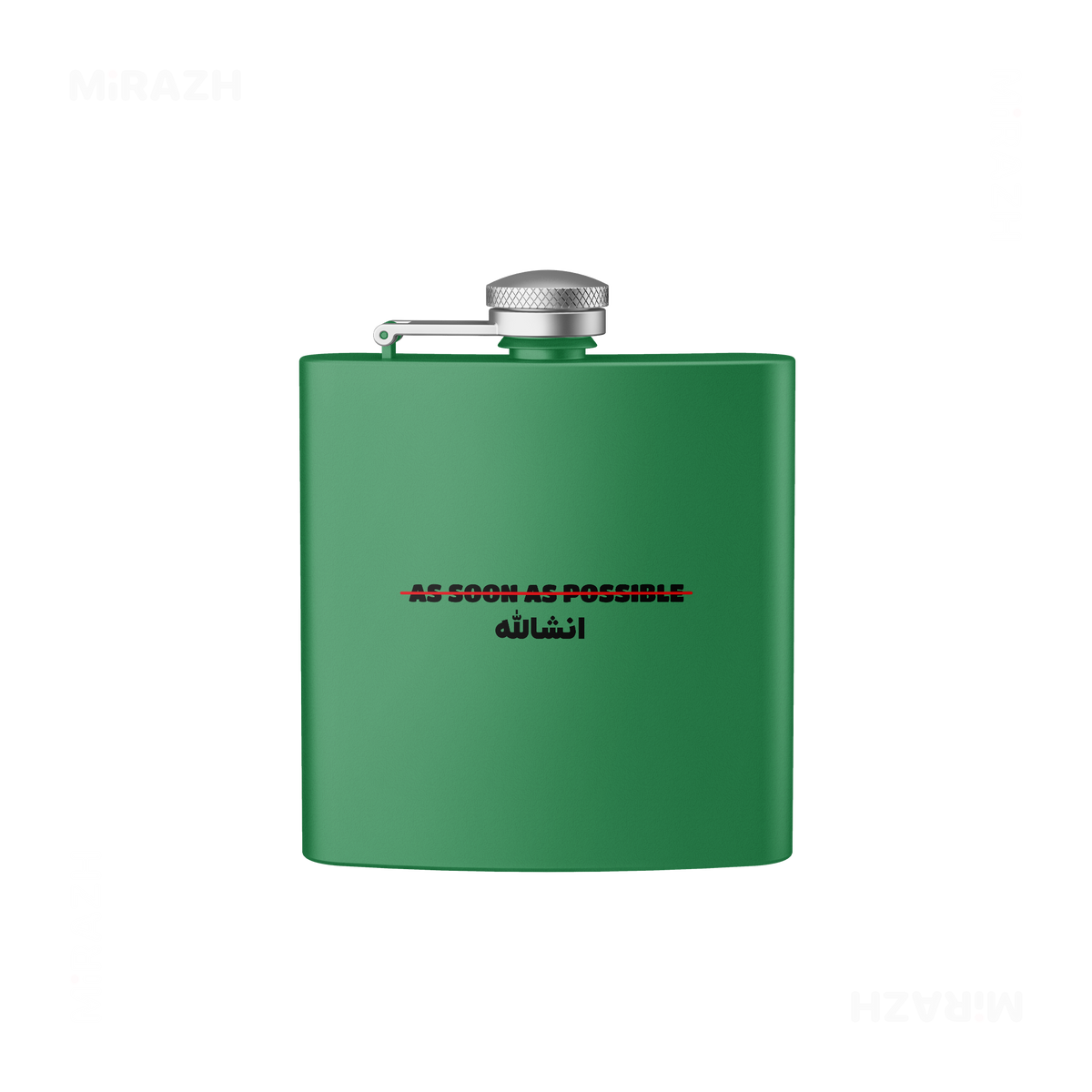 AsSoonAsInshallah Hip Flasks 01 Green