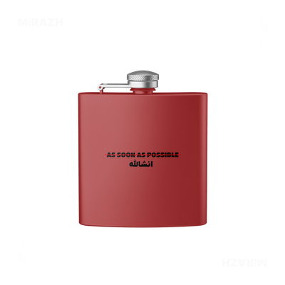 AsSoonAsInshallah Hip Flasks 01 Red