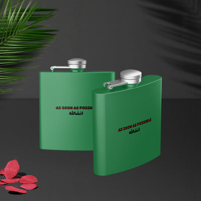 AsSoonAsInshallah Hip Flasks 02 Green