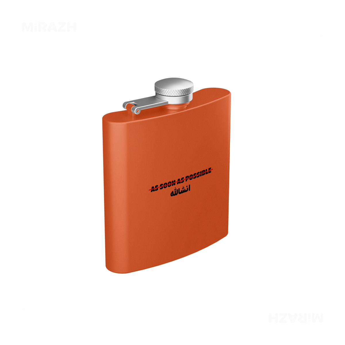 AsSoonAsInshallah Hip Flasks 03 Orange