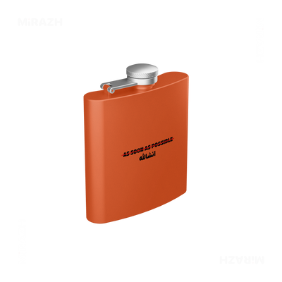 AsSoonAsInshallah Hip Flasks 03 Orange