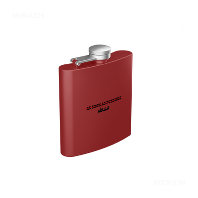 AsSoonAsInshallah Hip Flasks 03 Red