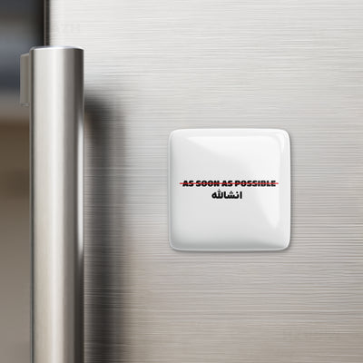 AsSoonAsInshallah Porcelain Magnet 02