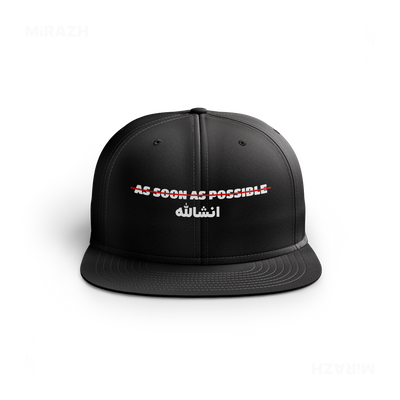 AsSoonAsInshallah Snapback Caps 01 Black DTF