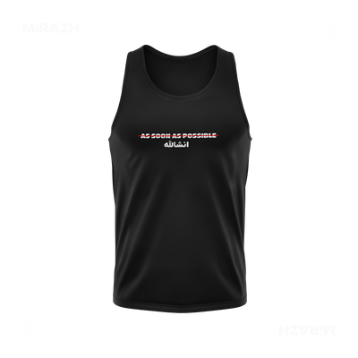 AsSoonAsInshallah Tank Tops 01 Black