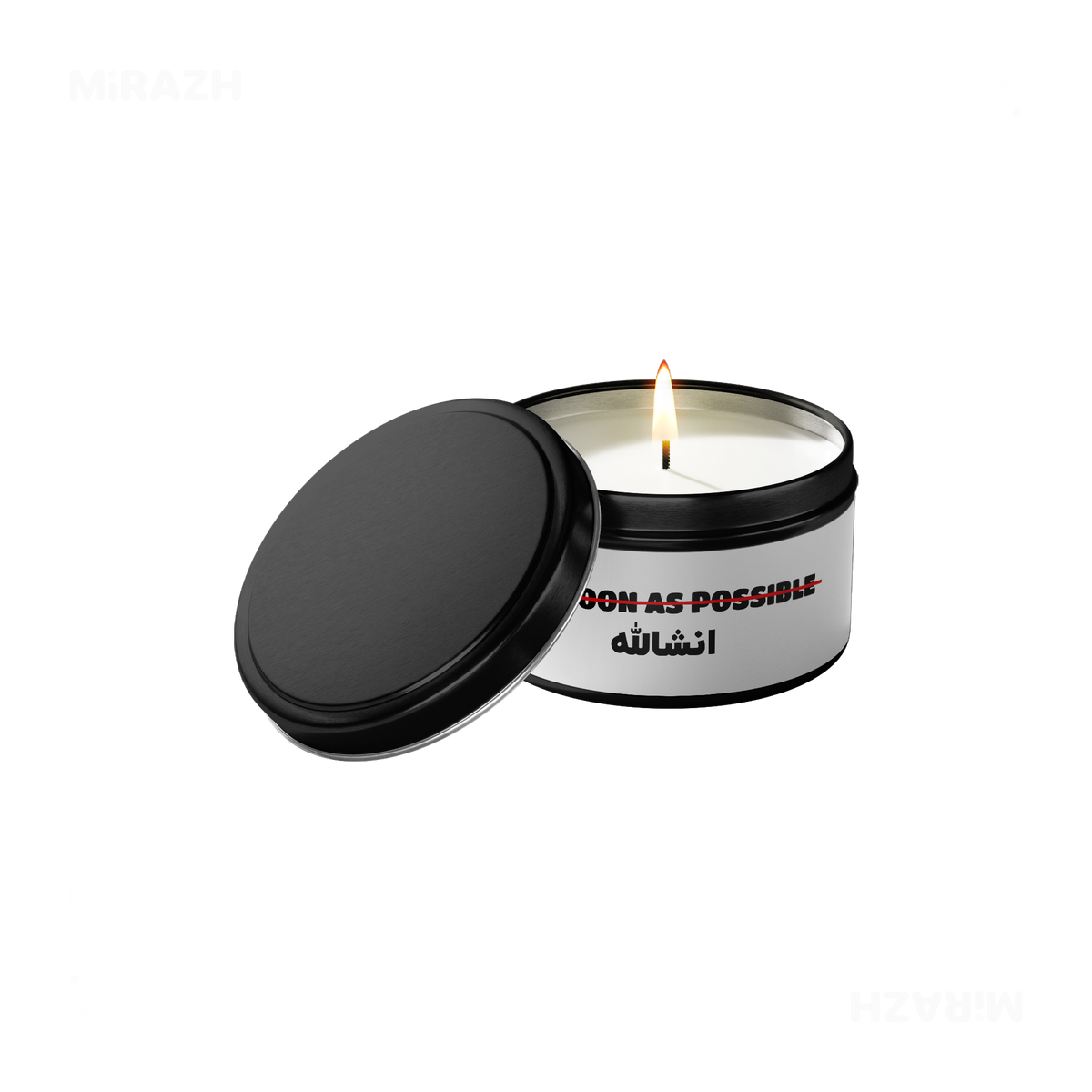 AsSoonAsInshallah Tin Candle 01 Black