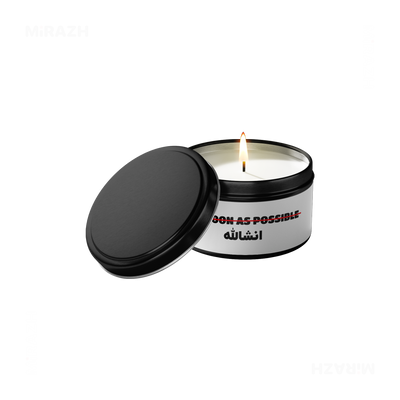 AsSoonAsInshallah Tin Candle 01 Black