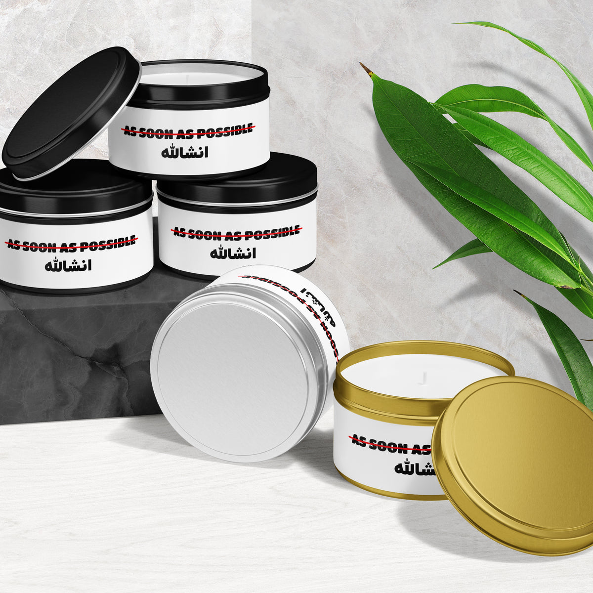 AsSoonAsInshallah Tin Candle 02 Black