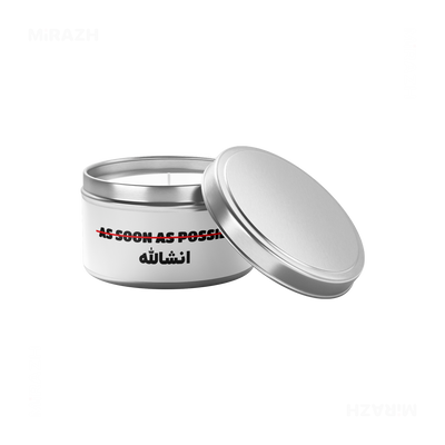 AsSoonAsInshallah Tin Candle 03 Silver