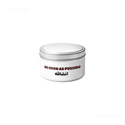 AsSoonAsInshallah Tin Candle 04 Silver