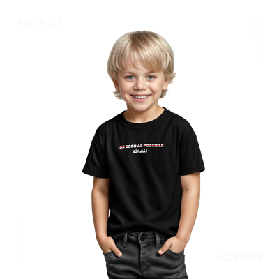 AsSoonAsInshallah Toddler T Shirt 03 Black